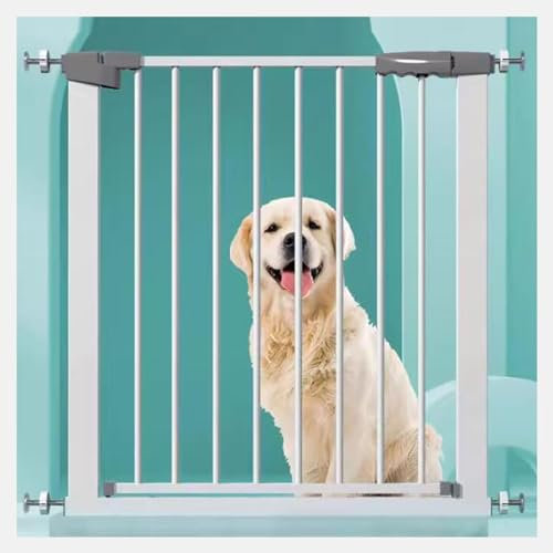 Hundegitter, Treppengitter, Sicherheitsgitter Mit Druckanpassung, Verstellbare Breite 63–83 Cm (24,8–32,7 Zoll), Schraubenlos, Sicherheitsgitter For Kinder Und Haustiere ( Size : Width 75.5-83cm )