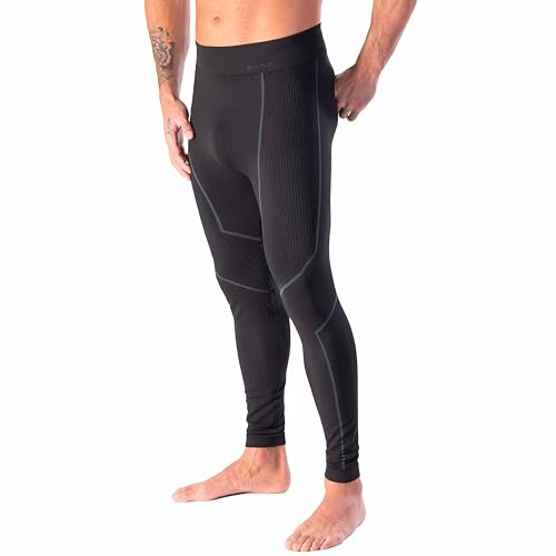 Risalti Calzamaglia Termica Uomo Seamless Elasticizzati in Lana Merino Tech