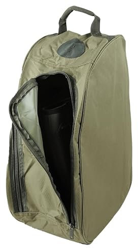 DJV Sac à bottes - Protection pratique pour bottes de chasse humides - Convient jusqu'à une hauteur de tige de 53 cm - Pliable de manière compacte - Filet de ventilation, anse de transport, fermeture