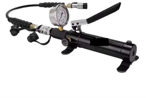 Hydraulische Hochdruck-Handpumpe Mit Manometer, Mini-manuelle Hydraulikdruckpumpe