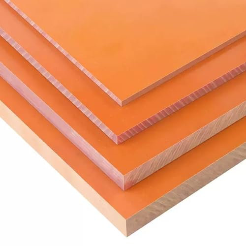 WOFDALY Foglio Fenolico in Bachelite Lavorazione di Parti Isolanti 100X100 Mm/3,9X3,9 Pollici,Thickness: 4mm(4pcs)