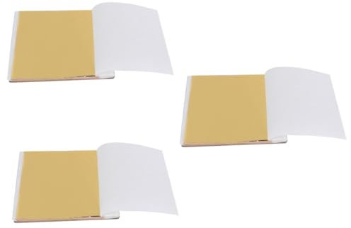 STOBOK 300blätter Imitation Blattgold Papier Für Kunst Basteln Vergolden Nagelkunst Und Dekoration Für Kreative Projekte Und DIY-anwendungen