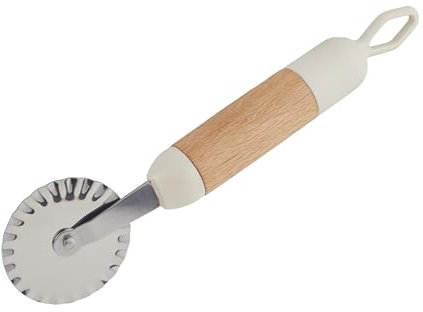 Ravioli Cutter - Stainless Steel Pasta Cutter Wheel - Fluted Ravioli and Pastry Wheel Cutter - Ravioli Cutter Roller/Crimper for Dough, Pasta, Pierogis, Dumplings, Pizza