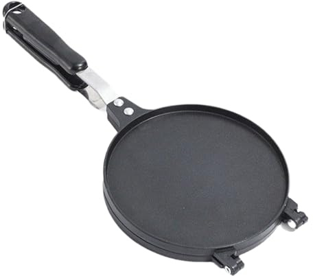 Buerfu Thin Waffle Maker,Nonstick Waffle Iron Egg Roll Maker Machine | Baker Mold Kitchen Gadgets for Home Party Commercial Chips Dessert Pastry Sandwich Pancake Breakfast