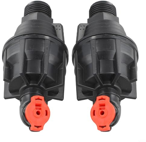 Lot de 2 arroseurs rotatifs de 30,5 cm avec têtes de pulvérisation réglables à 360 degrés pour arrosage agricole et pelouse