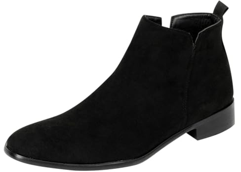 Chaussures De Marche Homme Légère Confortable - Chaussure Grande Taille | Bottes Bout Pointu Courte baskets Printemps Sneakers Automne Et Hiver Botte en Cuir Sneaker De Marche Basquette