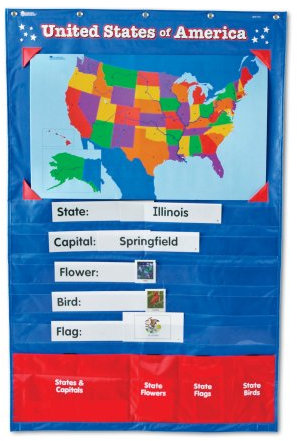 Learning Resources U.S. Pocket Chart