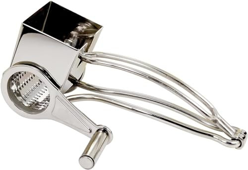 LA BONNE GRAINE - Rallador de Queso 1 Tambor - Acero Inoxidable - Ambidiestro - Marca Francesa - 25 x 11,5 x 10,5 cm