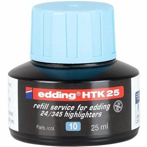 Edding Nachfülltinte HTK 25 Highlighter 25ml hellblau