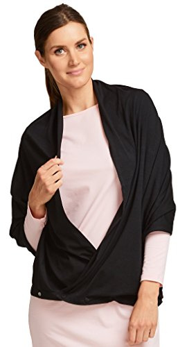 Solbari UPF 50+ dam solsjal känslig kollektion – UV-skydd, solskydd, Svart, one size