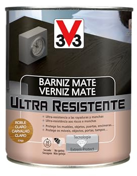 V33 - Barniz ultra resistente mate roble claro 2,5l