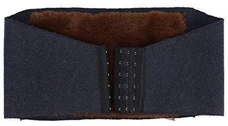 ITODA Rückenwärmer Winter Wärmeschutz Nierengurt Verdickter Taillengürtel Unterbrust Damen Nierenwärmer Herren Unisex Taille Unterstützung Verstellbarer Wärmegürtel Nierenschutz Rückenstützgurt M