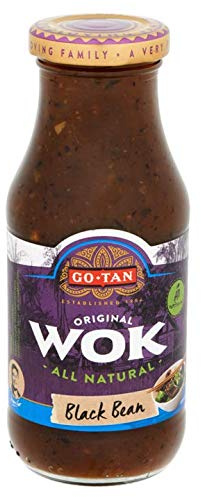 Sauce aus schwarzen Bohnen | Go-Tan | Original Wok All Natural Black Bean 240ml | Gesamtgewicht 240 Gramm