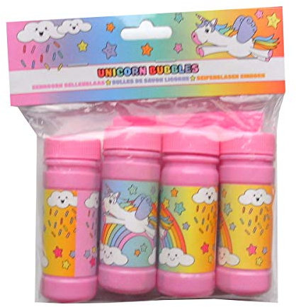 Einhorn Seifenblasen 4St.