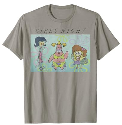 Spongebob Schwammkopf Patrick und Thaddäus Frauenabend T-Shirt