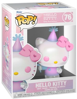 Funko POP! Sanrio: Hello Kitty 50th - Hello Kitty mit Luftballons - Sammelfigur aus Vinyl - Offizielle Merchandise - Spielzeug für Kinder & Erwachsene - Anime-Fans