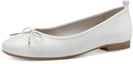 Tamaris Ballerina Damen Elegant weiß,EU 38
