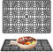 volumoon 40x27 cm Tappetino Lavandino Cucina in Silicone,Tappetino Antiscivolo per Lavello Resistente al Calore,Tappetino Lavandino per Proteggere Lavabo e Stoviglie(Grigio Scuro)