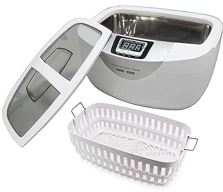 PAHION 2.5L Digital Ultrasonic Cleaner with Heating Function Household Ultrasonic Washing Machine Ultrasonic Cleaning Tools Easy to Clean for Watches, Earrings and Fruits