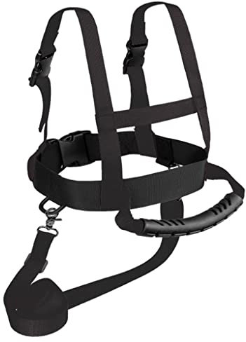 Tiuimk Kinder Ski Schulter Harness Kleinkind Anfänger Ski Leine Winter Sport Trainer Schwarz