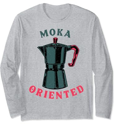 Véritable cafetière italienne d'origine moka pour fille Manche Longue