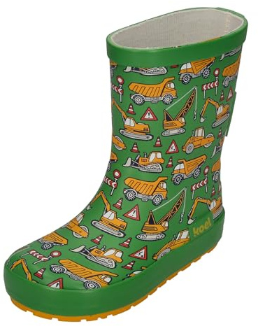 KOEL Barefoot - Gummistiefel Wellie Bare Multi Tractor Green, Größe:25 EU