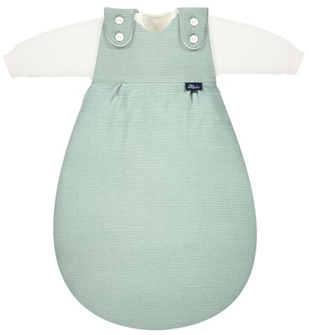 Alvi Schlafsack 4-Season Baby Mäxchen 2tlg | Außensack + Innensack | Leichter Kinderschlafsack aus Baumwolle & waschbar | Ganzjahres Babyschlafsack | für Jungen und Mädchen