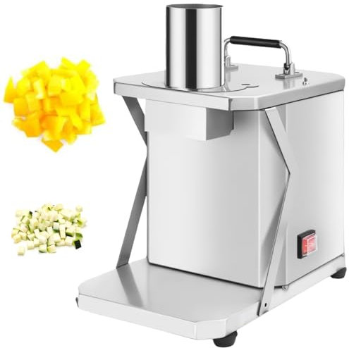 LFfwynog Pro Onion Chopper, Cortador de Verduras de 200 W para Verduras, Zanahorias, Zanahorias, Patatas, succión más Fuerte,10mm