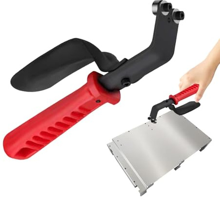 Deburring Tool for Metal,Double-Sided Sheet Metal Deburring Tool | Safe Red Burr Removal Tool, Wear-Resistant Deburr Tool for Daily Production