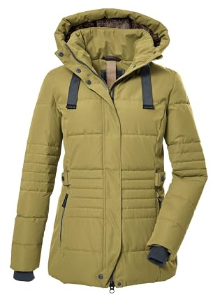 G.I.G.A. DX quiltad jacka för kvinnor med dragkedja och funktionell jacka i dunlook GW 25 WMN QLTD JCKT, pistasch, 34, 39930-000