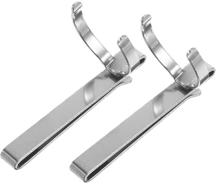 UKCOCO 2stücke Gürtelclip Für Taschenlampen Metall-taschenlampenclip Robuster Gürtelhalter Hüftlichtclip Gürtelzubehör Zur Befestigung Kompatibel Mit Mb