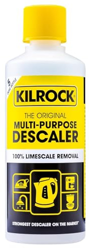 Hochste Multi-Purpose Concentrated Descaler Liquid - 100% Limescale Removal for Kettles, Irons, Shower Heads, Coffee Makers, Toilet Bowls Yellow 1 Pack - 400ml 400ml (Pack of 1)