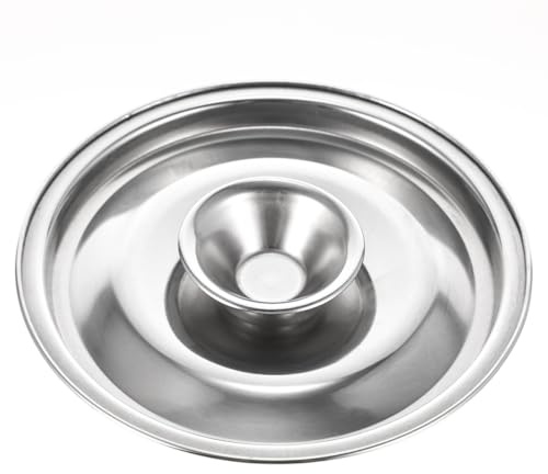Garneck Edelstahl Gewürzdeckel 10 Cm - Feuchtigkeitsdichte Ölbehälterabdeckung Für Küchenbedarf Spritzschutz Und Leicht Zu Reinigen Ideal Zum Kochen Und Backen