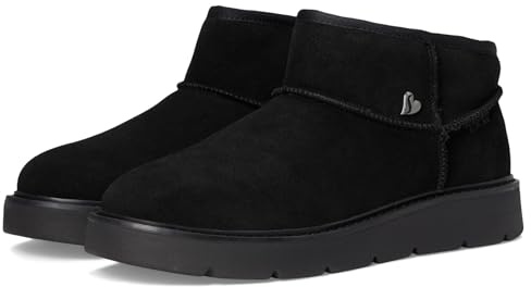 Skechers Dam Keepsakes mysig mini handsfree slip-on snöstövel, Svart/Svart, 39 EU