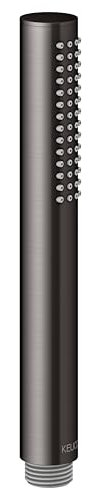 Keuco Stabhandbrause titanschwarz gebürstet, 1 Strahlart