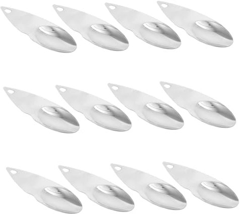 Veemoon 12pezzi Cucchiaio Per Kiwi in Acciaio Inossidabile Kiwi Pelapatate Utensile Per Frutta Cutter Frutta Cucchiaio Per