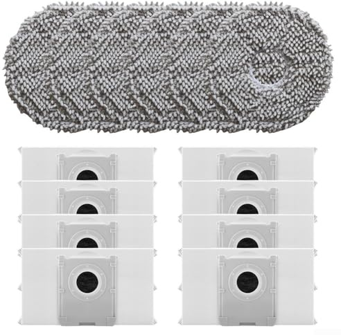 Kit de remplacement pour balai à franges ECOVACS T30C PRO pour OMNI et sac à poussière, joint solide pour une capture efficace de la poussière