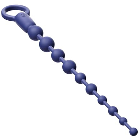 Linman Anal Vibrator Analvibratoren für Mann 35cm weiche Silikon Analkugelkette mit 10 Kugeln, Prostata Vibration Männer, Hüftvibrator für Männer mit 10 Vibrationsmodi Anal Beads Analkette für Ihn Sie