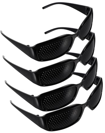 IWOWHERO Gafas Correctoras de Pinhole Ligeras Protección Visual para Miopía y Astigmatismo Cuidado Ocular para Adultos