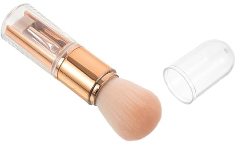 TOYANDONA Reise-Make-up-Pinsel-Set 5-in-1 Tragbarer Einziehbarer Kosmetikpinsel Mit Silikonkopf Ausziehbarer Konturpinsel Für Lidschatten Concealer Und Rouge Für Frauen Und Mädchen