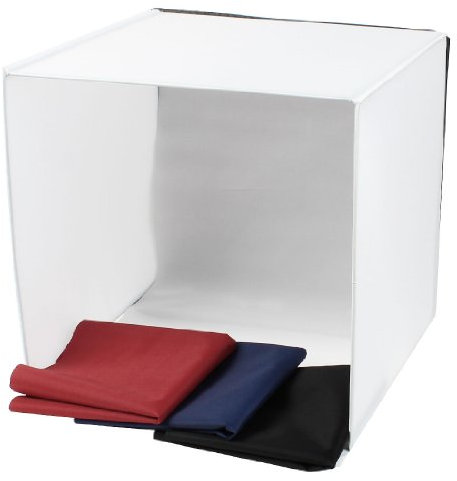 Ruilogod Pieghevole Photo Photo Photo Studio Softbox Cube 50cm x 50cm W Backdrops