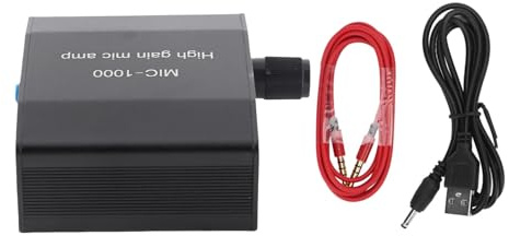 Bediffer Mikrofonverst?rker , DC 5 V , Gute Empfindlichkeit , Mikrofonverst?rker , 3 , 5 mm Schnittstelle , tragbar , 1000 fache Verst?rkung f¨¹r