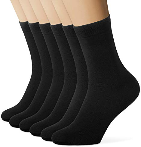 Strumpor Män Kvinnor 43-46 39-42 35-38 Svart Varma sportstrumpor Unisex Business Long med bomullshållbarhet för sportfritid 6 par