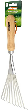 Brüder Mannesmann M30323 Handrechen mit Holzgriff