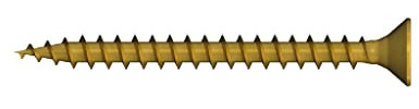 Vi-PORT® Q200 Plus Spanplattenschrauben Torx mit Flachsenkkopf Vollgewinde Stahl Ø 3-6 x L 12-40 mm verzinkt gelb chromatiert (500, Ø 5 mm x L 30 mm)