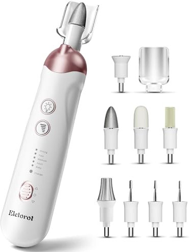 Eletorot Manicure and Pedicure Set for Feet Women, Chrsitmas Stocking Fillers, Cordless Electric Nail Files, Rechargeable Nail Drill, Electric Toenail File for Thick Nails Cuticles Hard Skin Remover