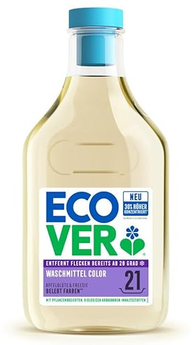 ECOVER: Color - Flüssigwaschmittel Apfelblüte & Freesie 21WL 750ml (6)