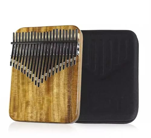 BailingDS Daumenklavier 21 Töne Kalimba chromatisch ganzer Ton Kalimba Finger Piano Professionelles Daumenklavier Anfänger Kalimba Instrument Geschenk für Freunde (Akazienholz)