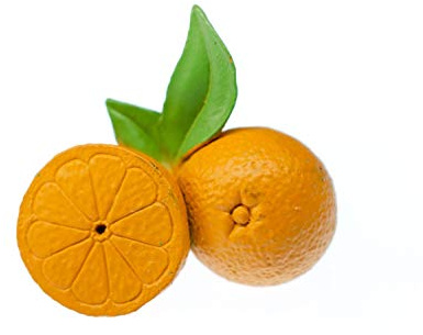 Miniblings Orangen Brosche Orange Obst Damen Brosche Sommer Party - Handmade Modeschmuck I Anstecknadel Button Pins