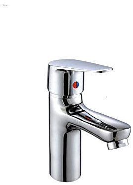 Küchenarmatur, Badezimmer, Einhebelmischer, verchromt, Mono-Waschbecken, Waschbecken, Mischbatterie, Küche, Badezimmer, Einloch-Waschbecken-Wasserhahn, Gefäß-Wasserhahn